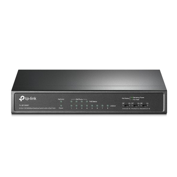 TP Link Switch TL-SF1008P 8 Port 10/100 4 Port POE